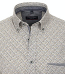 Print Casual Fit Shirt - Antracite