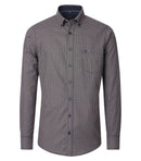 Casual Fit Print Shirt - Brown