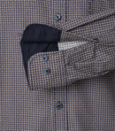 Casual Fit Print Shirt - Brown