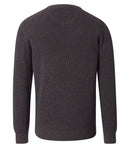 Plain Round Neck jumper - Wood Brown