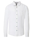 Casual End on End Shirt - White