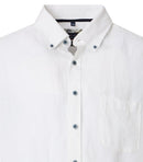 Casual End on End Shirt - White