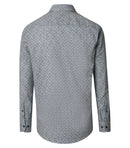 Casual Print Shirt - Light Blue