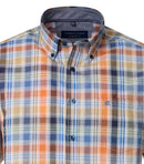 Check Short Sleeve Shirt - Light Blue