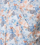 Print Short Sleeve Shirt - Light Blue