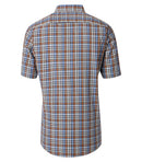 Check Short Sleeve Shirt - Light Blue