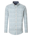 Casual Stripe Shirt - Dark Petrol