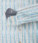 Casual Stripe Shirt - Dark Petrol