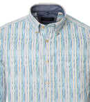 Casual Stripe Shirt - Dark Petrol