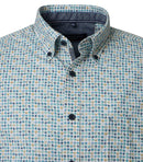 Casual Print Shirt - Dark Petrol