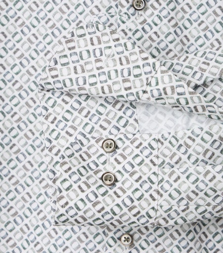 City Print Shirt - Brown