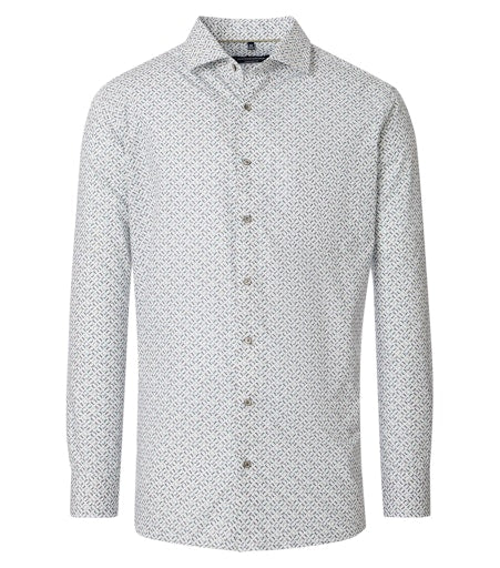 City Print Shirt - Brown