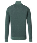 Plain Troyer Zip Jumper - Turquoise