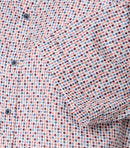 Print Short Sleeve Shirt - Garnet