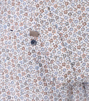 Print Short Sleeve Shirt - Tangarine