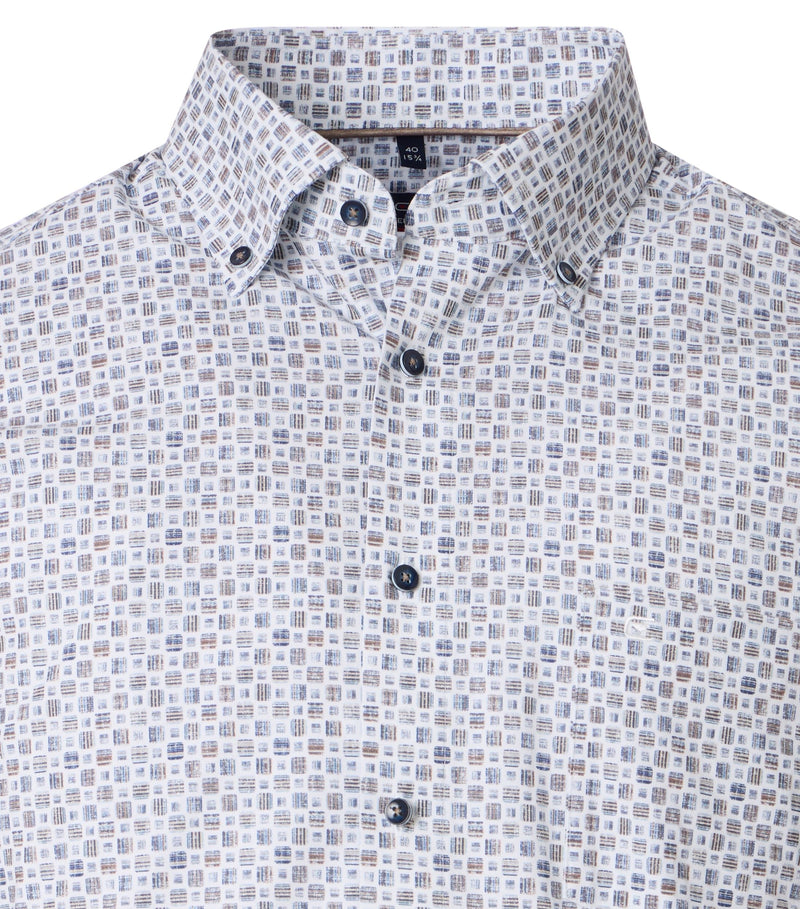 City Print Shirt - Beige