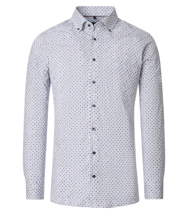 City Print Shirt - Beige