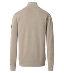 Plain Troyer Zip Jumper - London Fog