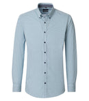 Print Long Sleeve Shirt - Light Blue