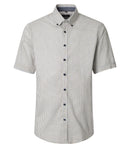Print Short Sleeve Shirt - Light Blue