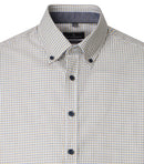 Print Short Sleeve Shirt - Light Blue