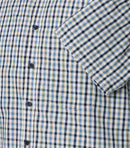 Check Short Sleeve Shirt - Light Blue