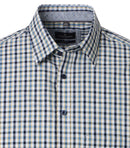 Check Short Sleeve Shirt - Light Blue