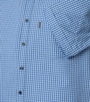 Check Short Sleeve Shirt - Light Blue