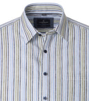 Stripe Short Sleeve Shirt - Light Blue