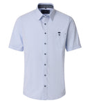 Casual Short Sleeve Shirt - Light Blue