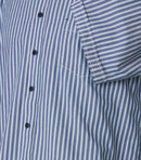 Stripe Short Sleeve Shirt - Light Blue