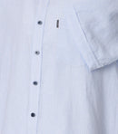 Stripe Short Sleeve Shirt - Blue