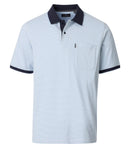 Pattern Polo Shirt - Blue