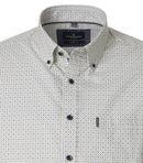 Print Short Sleeve Shirt - Green Milleu