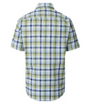 Check Short Sleeve Shirt - Green Milleu