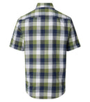 Check Short Sleeve Shirt - Green Milleu