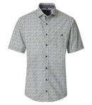 Print Short Sleeve Shirt - Green Milleu