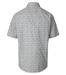 Print Short Sleeve Shirt - Green Milleu