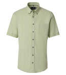 Casual Short Sleeve Shirt - Thyme