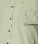 Casual Short Sleeve Shirt - Thyme