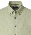 Casual Short Sleeve Shirt - Thyme