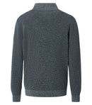 Plain Troyer Zip Jumper - Green