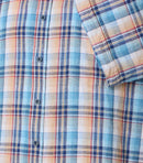 Check Short Sleeve Shirt - Turquoise