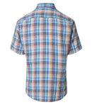 Check Short Sleeve Shirt - Turquoise