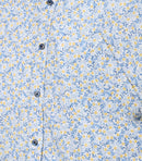Print Short Sleeve Shirt - Yellow