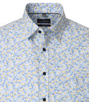 Print Short Sleeve Shirt - Yellow