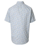 Print Short Sleeve Shirt - Yellow