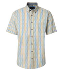 Print Short Sleeve Shirt - Yellow