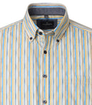 Print Short Sleeve Shirt - Yellow