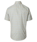 Print Short Sleeve Shirt - Yellow